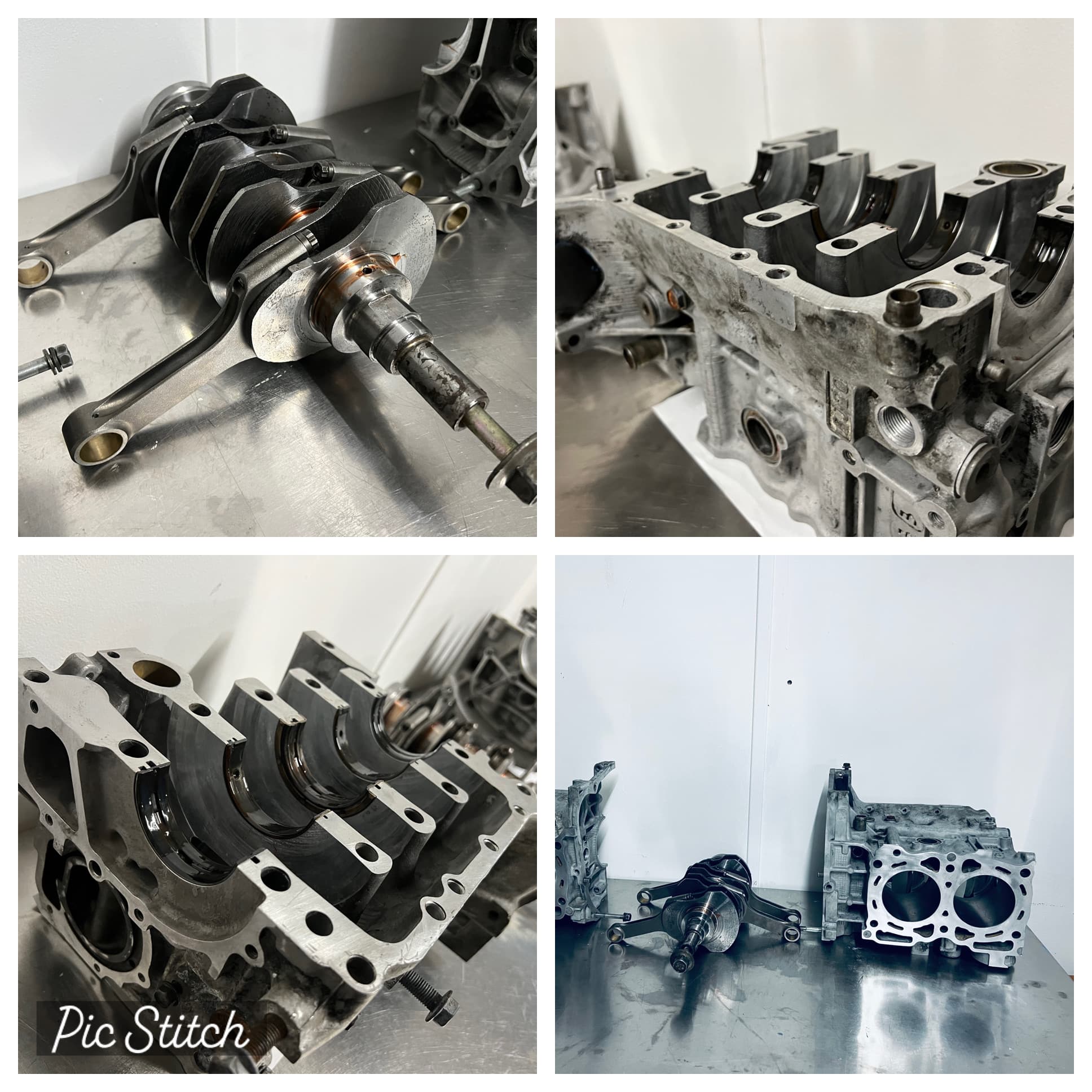 Baywrex Instagram Image 3 - Mechanic working on an engine