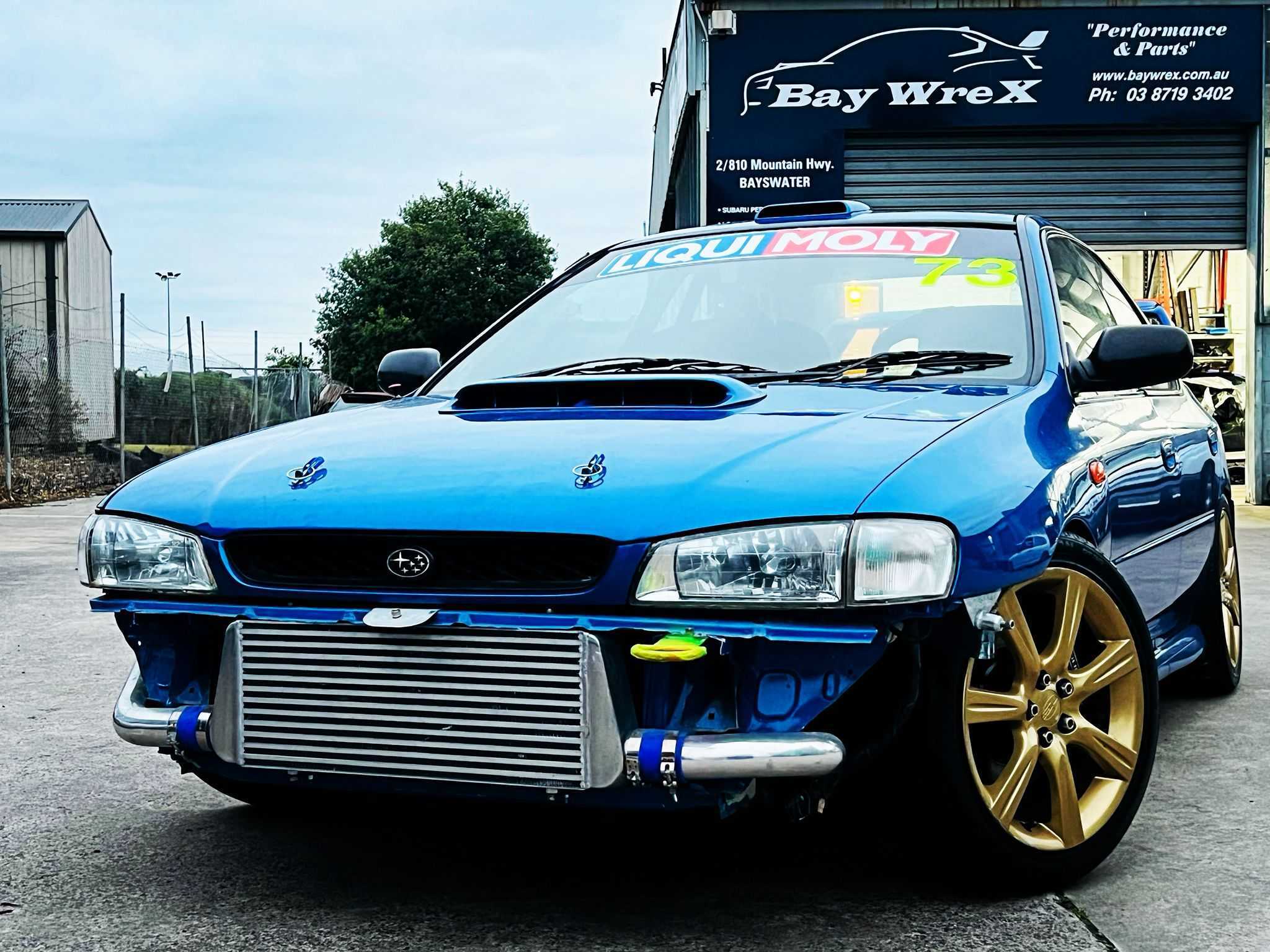 Subaru WRX serviced by Baywrex in Bayswater North