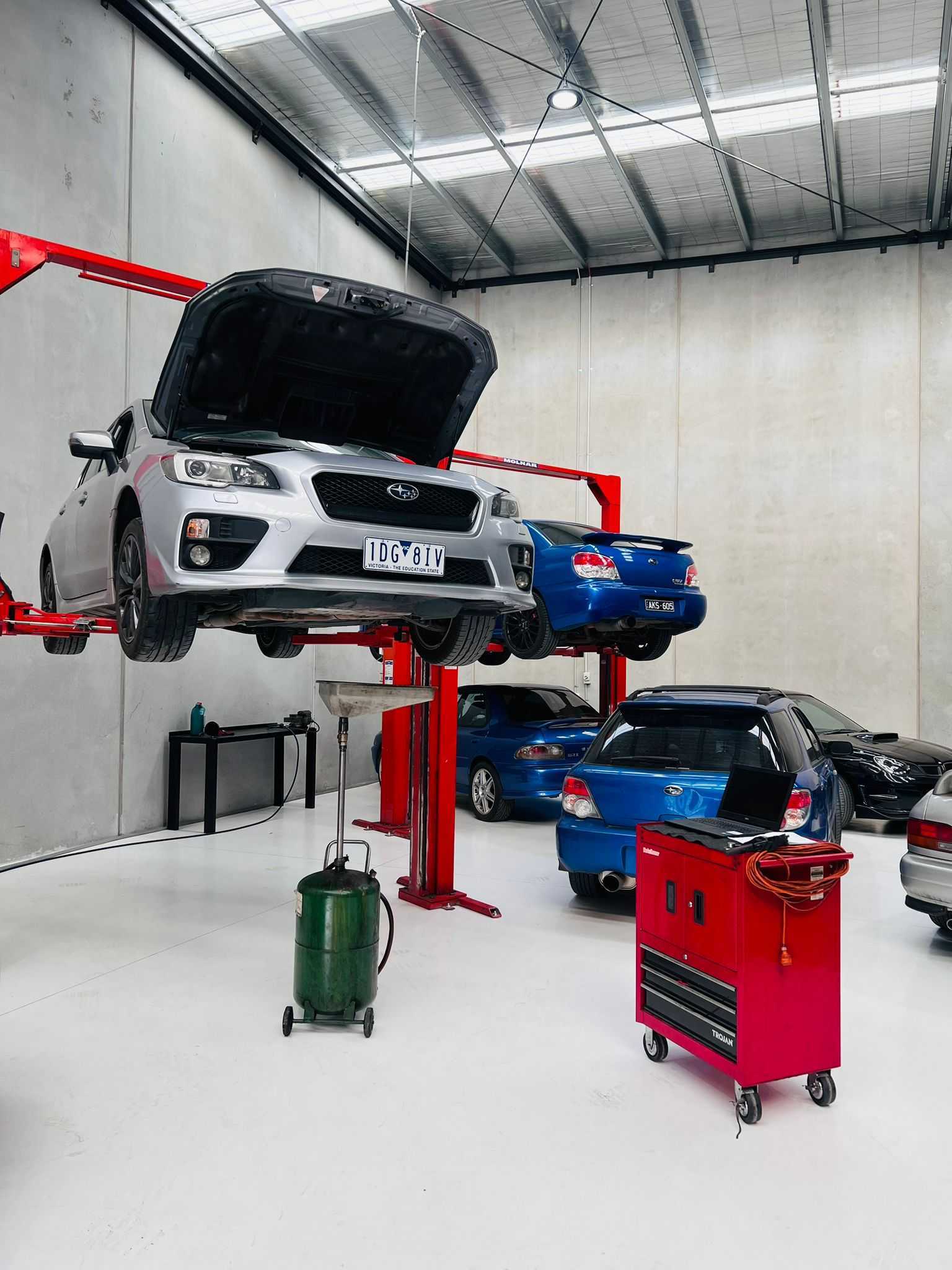 Subaru WRX serviced by the Baywrex workshop in Bayswater North